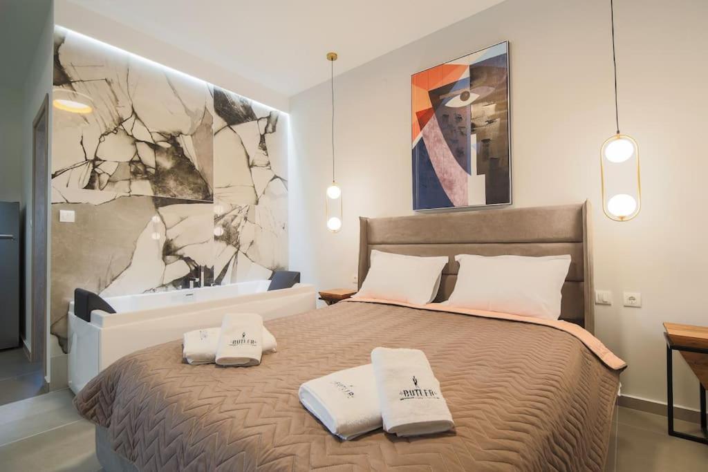 *Oasis* Best View Jacuzzi New Central Apartment Волос Екстер'єр фото